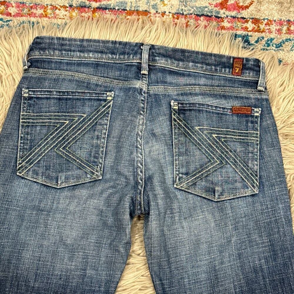 7FAM Flynt jeans size 31 but fit tight. More like 29 or 30 maybe.